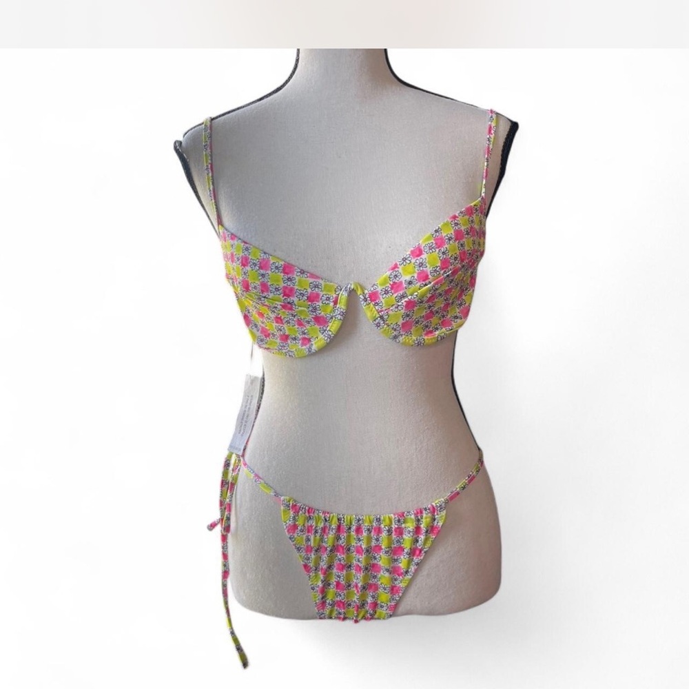 Colorful Floral Bikini Set